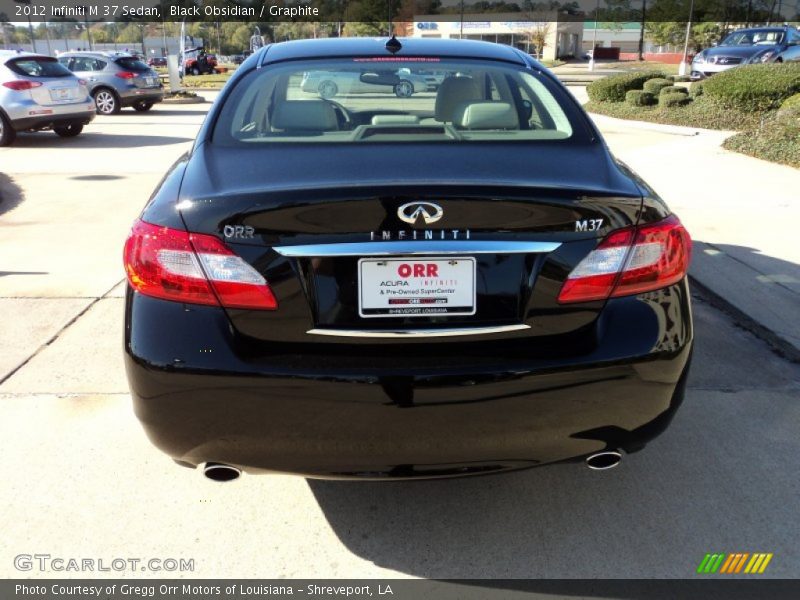 Black Obsidian / Graphite 2012 Infiniti M 37 Sedan