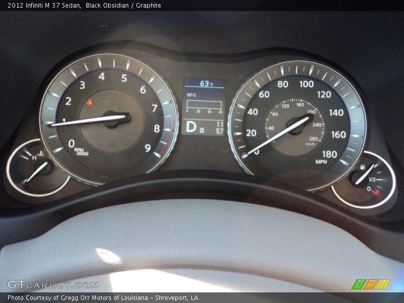 Black Obsidian / Graphite 2012 Infiniti M 37 Sedan