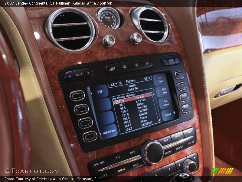 Controls of 2007 Continental GT Mulliner