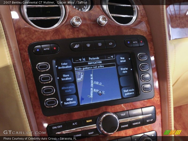 Controls of 2007 Continental GT Mulliner