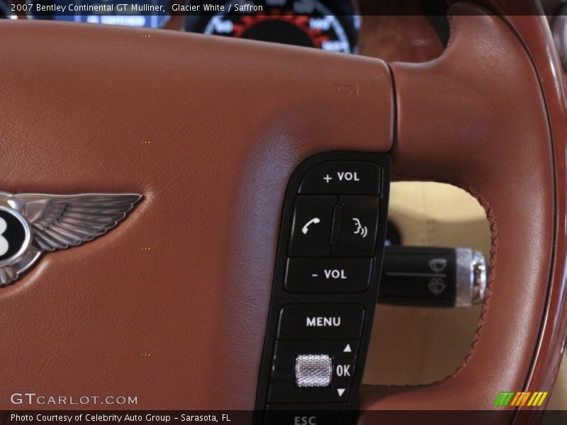 Steering wheel controls - 2007 Bentley Continental GT Mulliner
