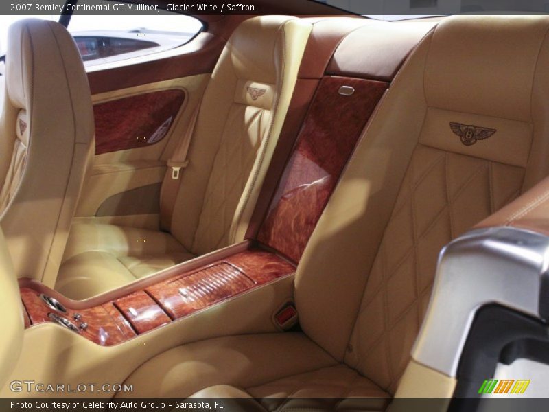 Rear seats in Saffron/Saddle - 2007 Bentley Continental GT Mulliner