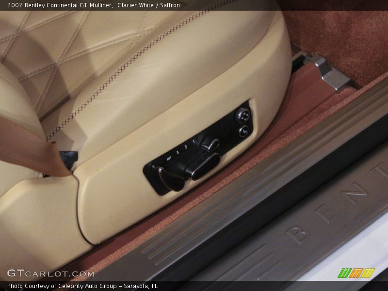 Seat Controls - 2007 Bentley Continental GT Mulliner