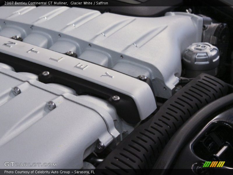 Glacier White / Saffron 2007 Bentley Continental GT Mulliner