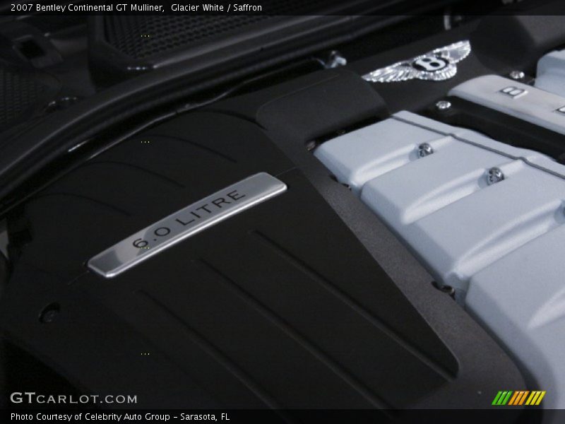 Glacier White / Saffron 2007 Bentley Continental GT Mulliner