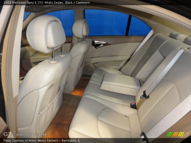 Black / Cashmere 2009 Mercedes-Benz E 350 4Matic Sedan