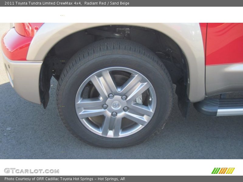 Radiant Red / Sand Beige 2011 Toyota Tundra Limited CrewMax 4x4