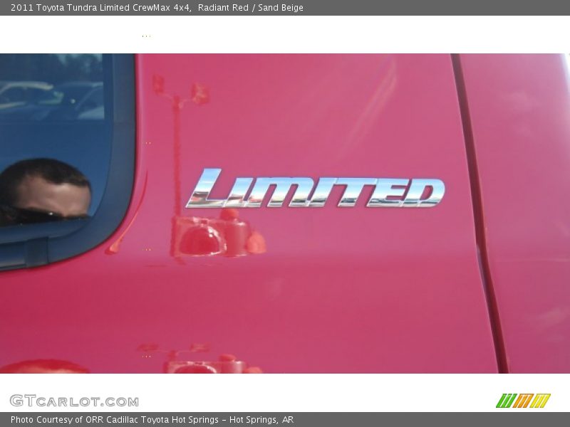 Radiant Red / Sand Beige 2011 Toyota Tundra Limited CrewMax 4x4
