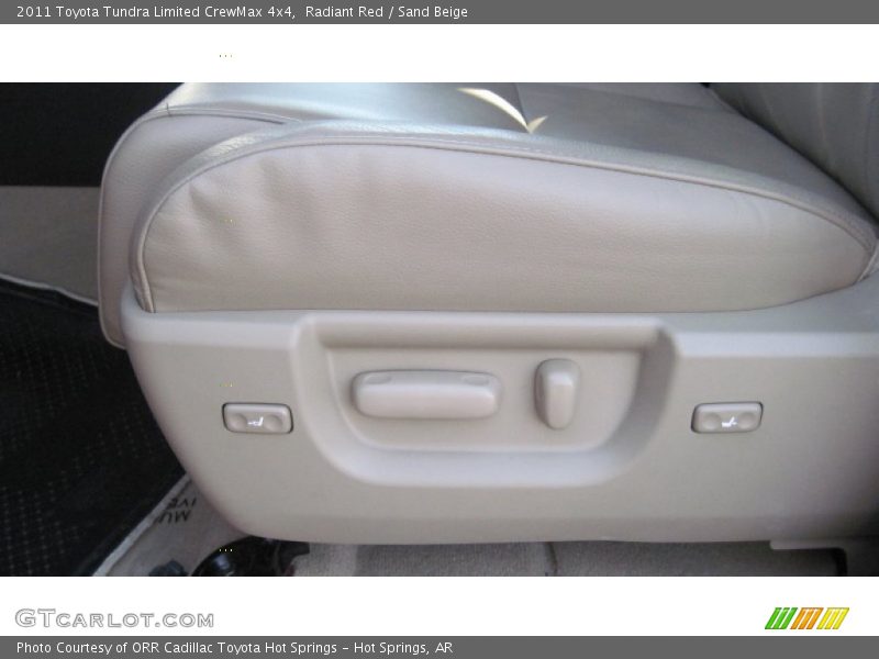 Radiant Red / Sand Beige 2011 Toyota Tundra Limited CrewMax 4x4