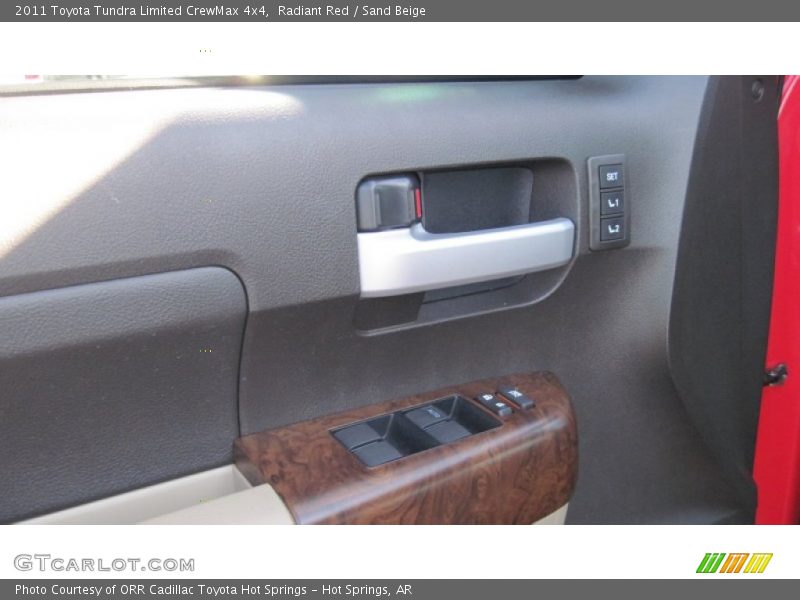 Radiant Red / Sand Beige 2011 Toyota Tundra Limited CrewMax 4x4