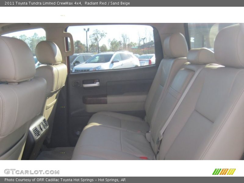 Radiant Red / Sand Beige 2011 Toyota Tundra Limited CrewMax 4x4