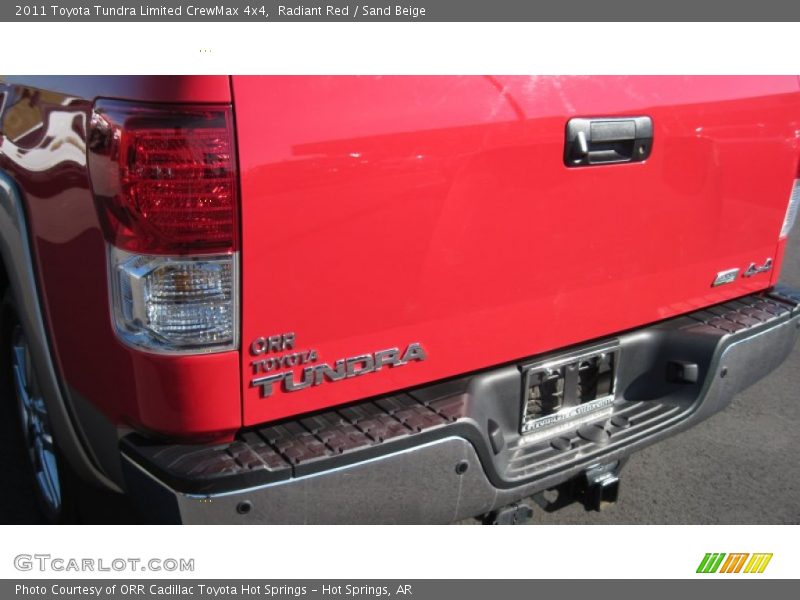Radiant Red / Sand Beige 2011 Toyota Tundra Limited CrewMax 4x4