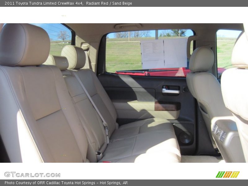 Radiant Red / Sand Beige 2011 Toyota Tundra Limited CrewMax 4x4