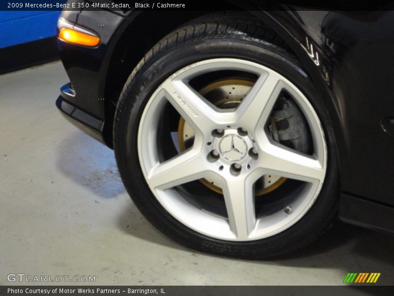 Black / Cashmere 2009 Mercedes-Benz E 350 4Matic Sedan