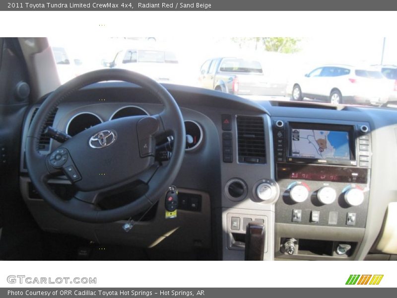 Radiant Red / Sand Beige 2011 Toyota Tundra Limited CrewMax 4x4