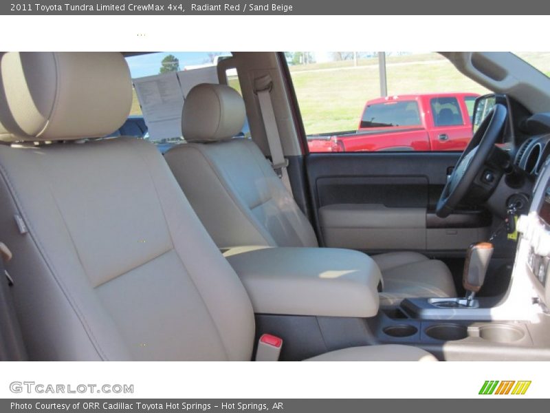 Radiant Red / Sand Beige 2011 Toyota Tundra Limited CrewMax 4x4