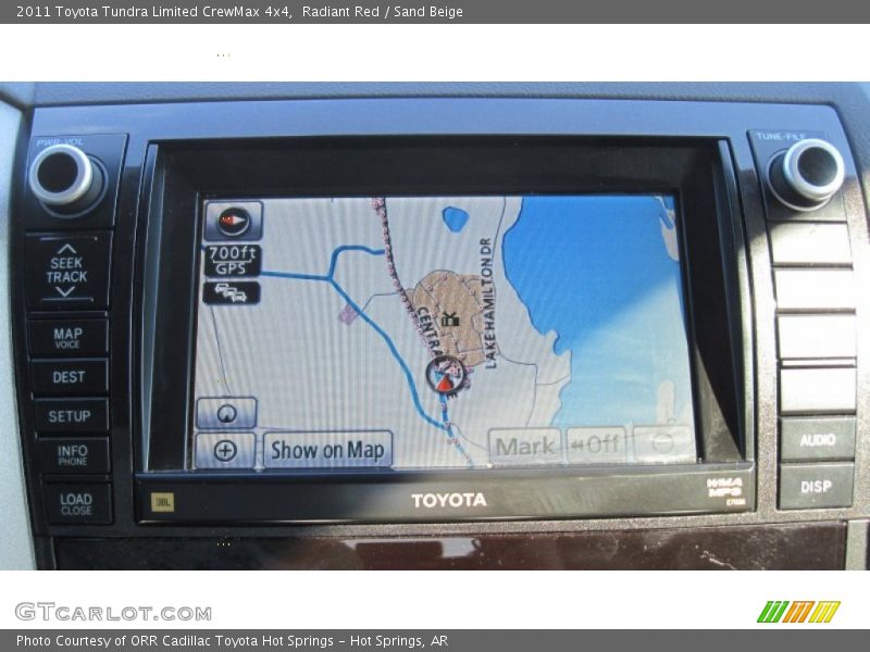 Radiant Red / Sand Beige 2011 Toyota Tundra Limited CrewMax 4x4