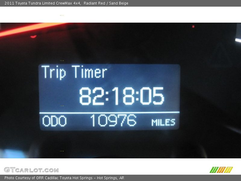 Radiant Red / Sand Beige 2011 Toyota Tundra Limited CrewMax 4x4