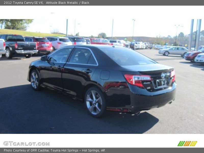 Attitude Black Metallic / Black 2012 Toyota Camry SE V6