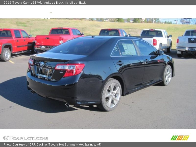 Attitude Black Metallic / Black 2012 Toyota Camry SE V6