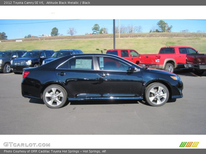 Attitude Black Metallic / Black 2012 Toyota Camry SE V6
