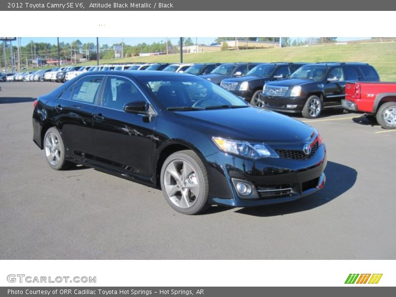 Attitude Black Metallic / Black 2012 Toyota Camry SE V6