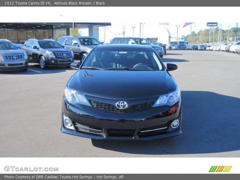 Attitude Black Metallic / Black 2012 Toyota Camry SE V6