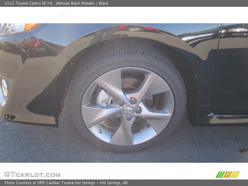 Attitude Black Metallic / Black 2012 Toyota Camry SE V6