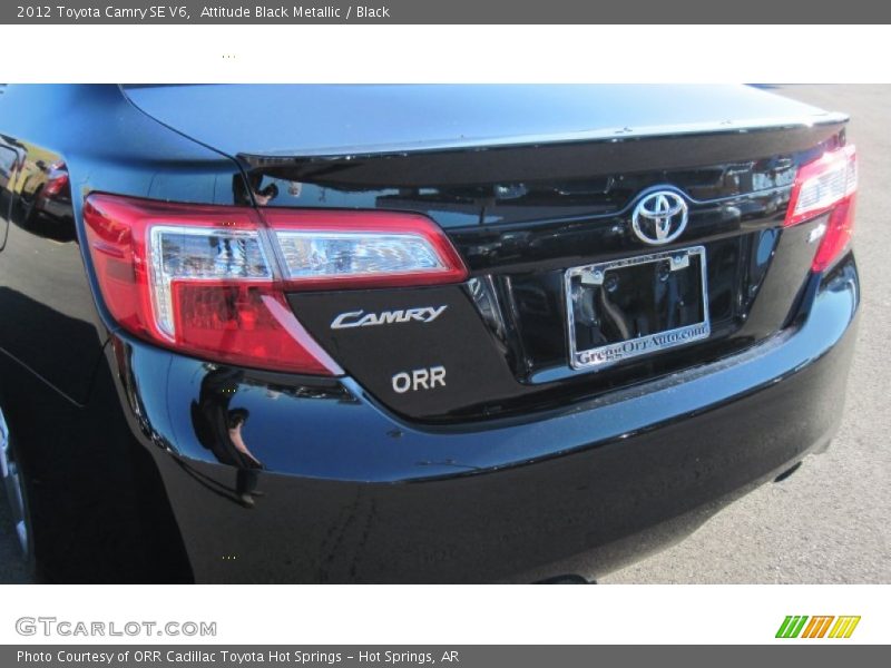 Attitude Black Metallic / Black 2012 Toyota Camry SE V6
