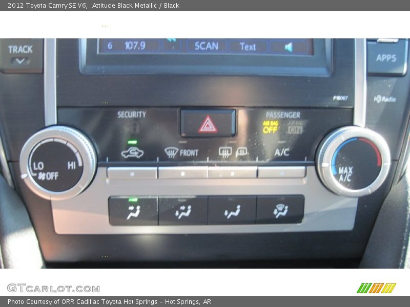Attitude Black Metallic / Black 2012 Toyota Camry SE V6