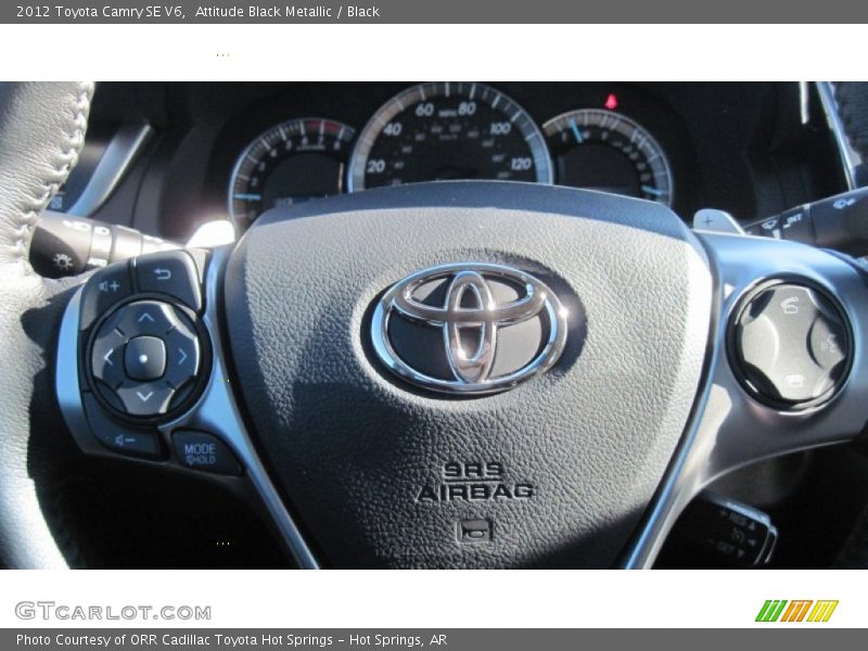 Attitude Black Metallic / Black 2012 Toyota Camry SE V6