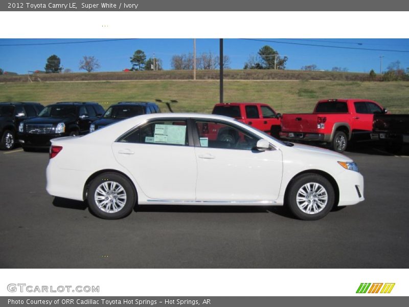 Super White / Ivory 2012 Toyota Camry LE