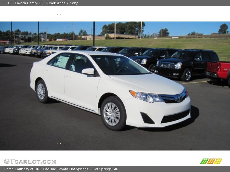 Super White / Ivory 2012 Toyota Camry LE