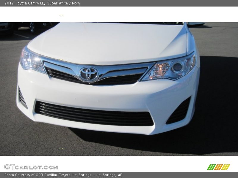 Super White / Ivory 2012 Toyota Camry LE