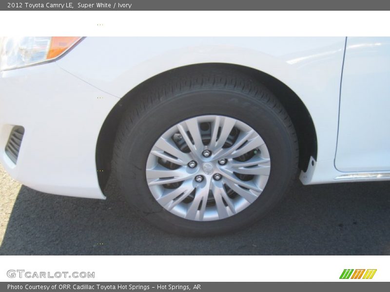 Super White / Ivory 2012 Toyota Camry LE