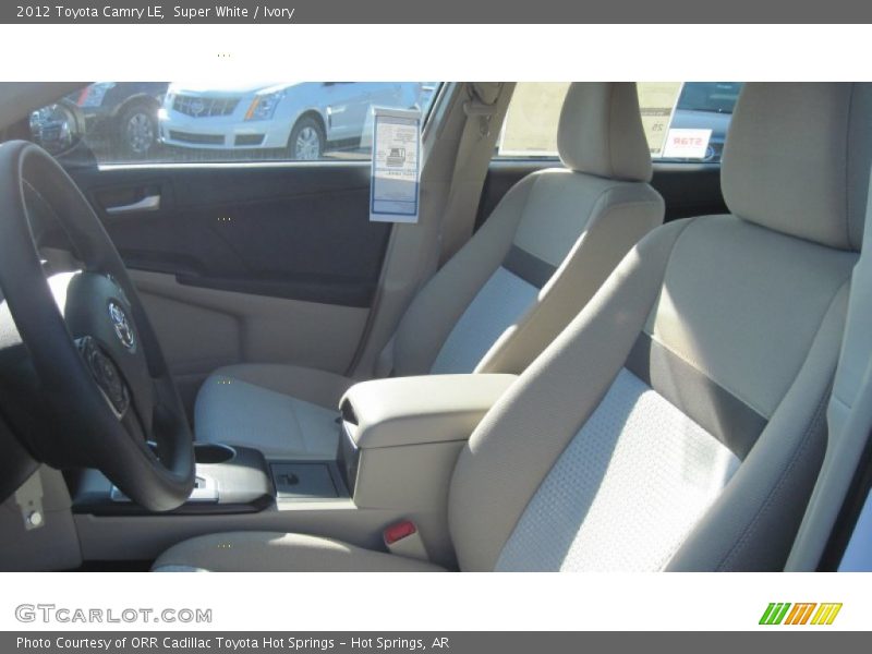 Super White / Ivory 2012 Toyota Camry LE