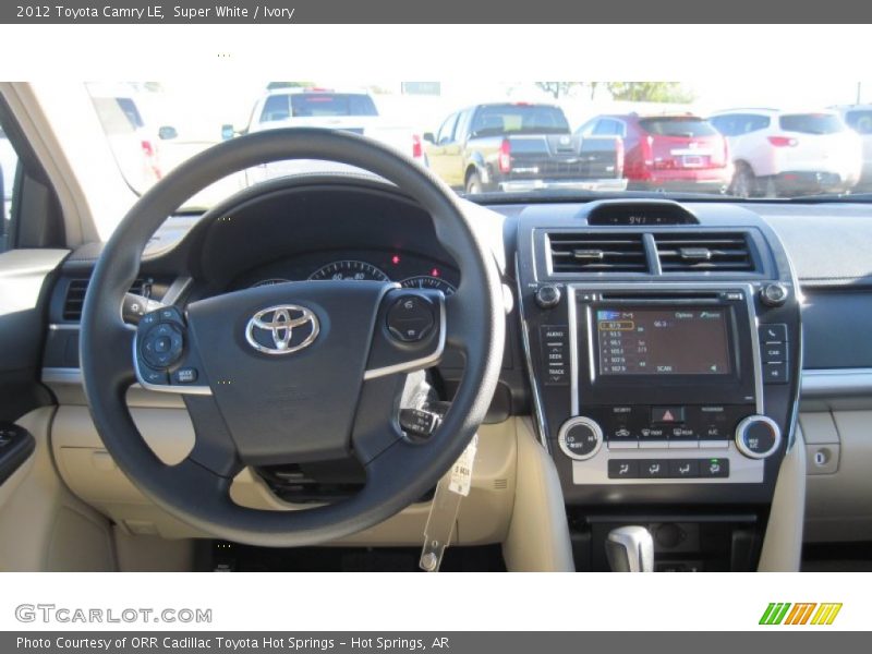 Super White / Ivory 2012 Toyota Camry LE