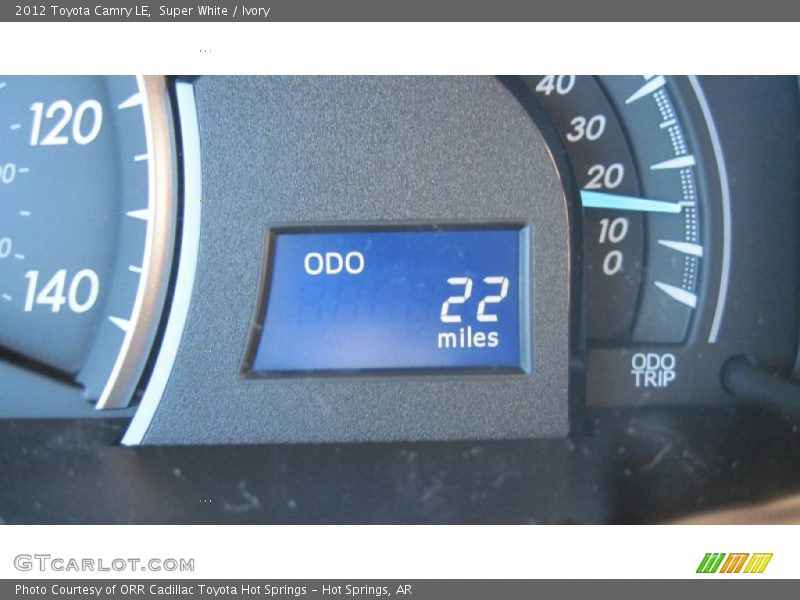 Super White / Ivory 2012 Toyota Camry LE