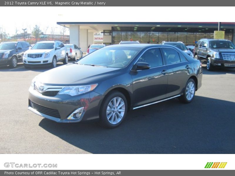 Magnetic Gray Metallic / Ivory 2012 Toyota Camry XLE V6