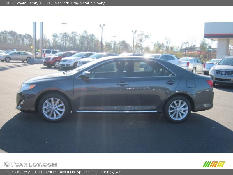 Magnetic Gray Metallic / Ivory 2012 Toyota Camry XLE V6