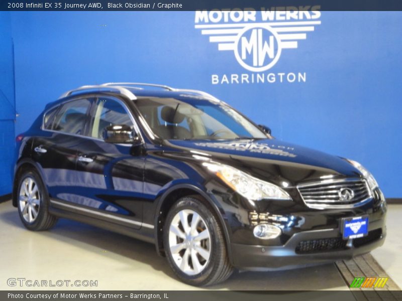 Black Obsidian / Graphite 2008 Infiniti EX 35 Journey AWD