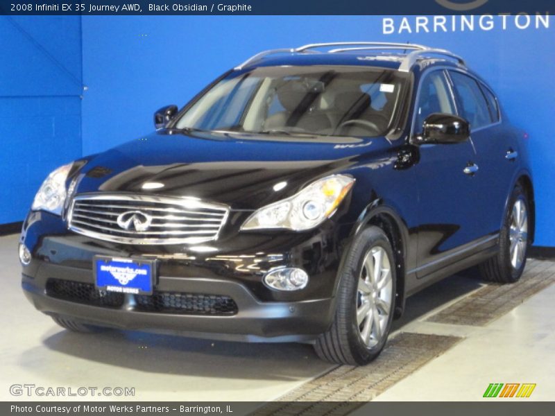 Black Obsidian / Graphite 2008 Infiniti EX 35 Journey AWD