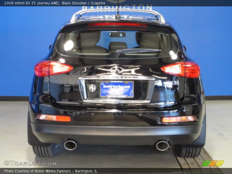 Black Obsidian / Graphite 2008 Infiniti EX 35 Journey AWD