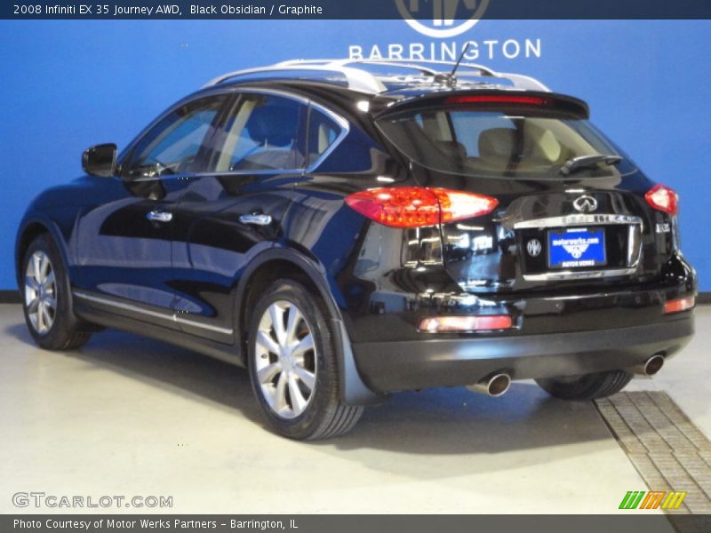 Black Obsidian / Graphite 2008 Infiniti EX 35 Journey AWD
