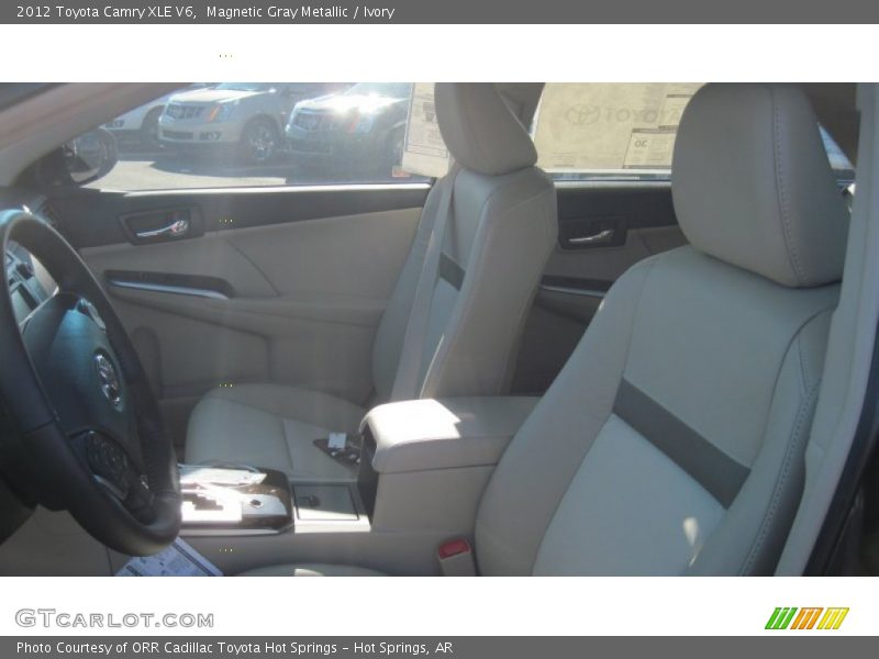 Magnetic Gray Metallic / Ivory 2012 Toyota Camry XLE V6