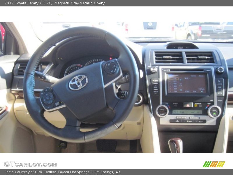 Magnetic Gray Metallic / Ivory 2012 Toyota Camry XLE V6