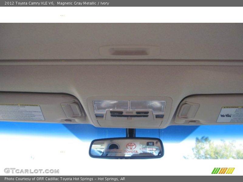 Magnetic Gray Metallic / Ivory 2012 Toyota Camry XLE V6
