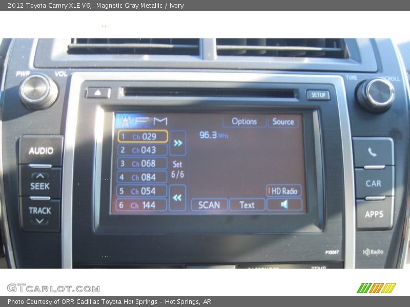 Magnetic Gray Metallic / Ivory 2012 Toyota Camry XLE V6