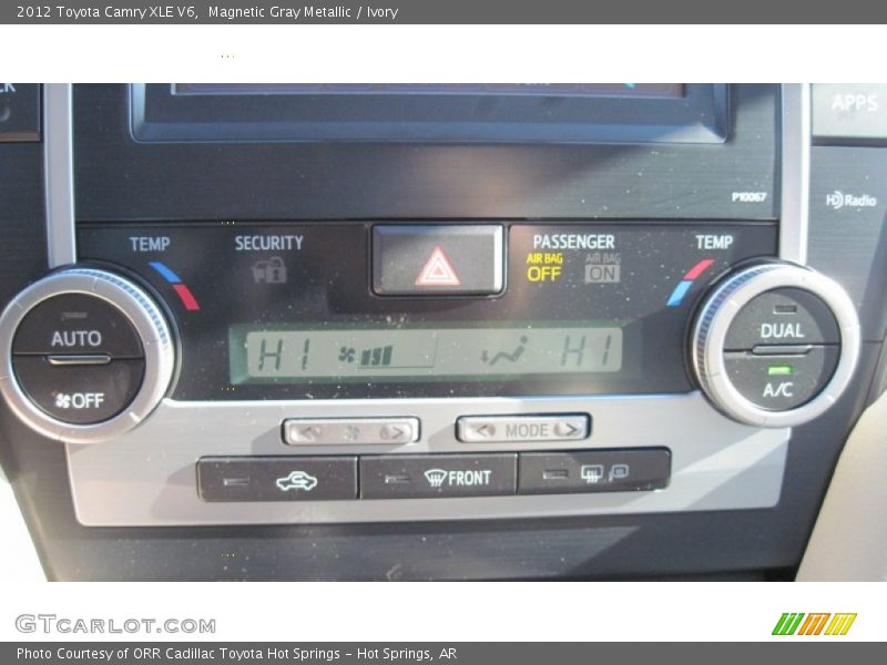 Magnetic Gray Metallic / Ivory 2012 Toyota Camry XLE V6