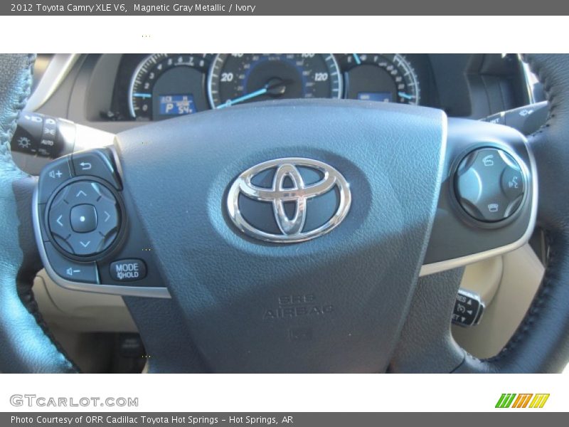 Magnetic Gray Metallic / Ivory 2012 Toyota Camry XLE V6